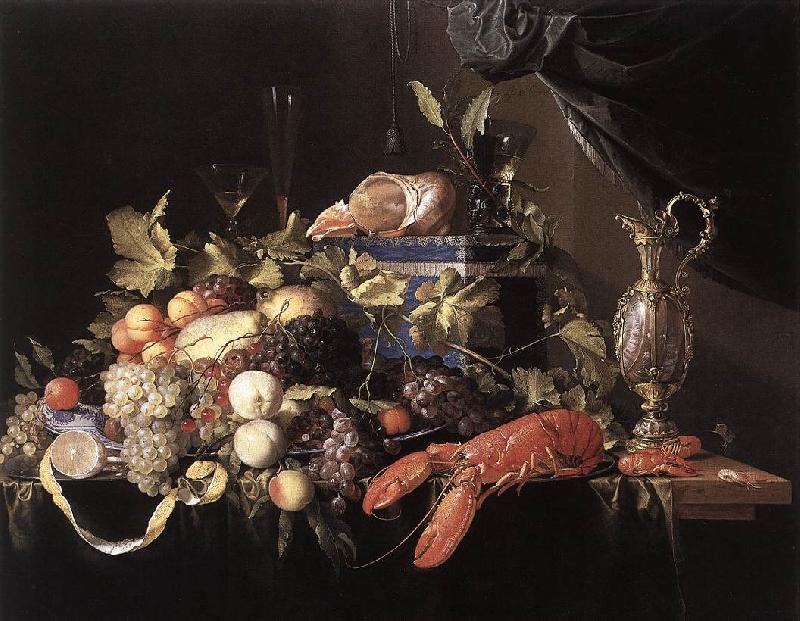 HEEM, Jan Davidsz. de Still-Life with Fruit and Lobster sg